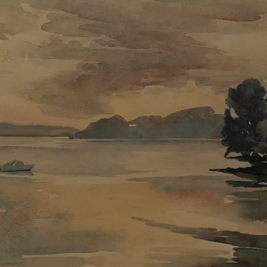 GILBERT, May (1901-1977) - Auckland Harbour