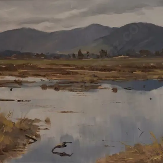 GREATHEAD, Aston (1921-2012) - Estuary & Hills