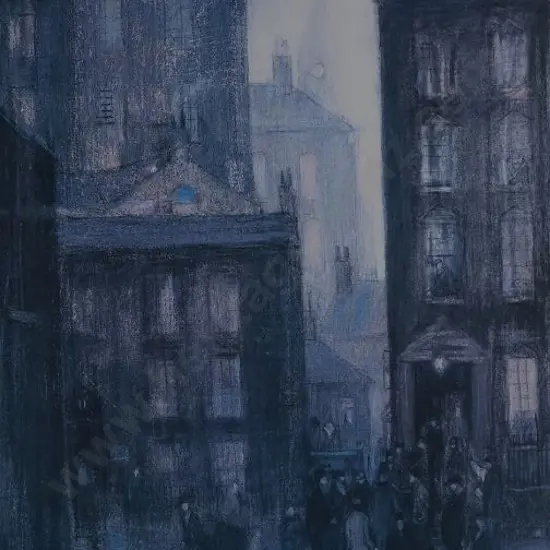 LOWRY, Laurence Stephen (1887-1976) - The Lodging House, 1921