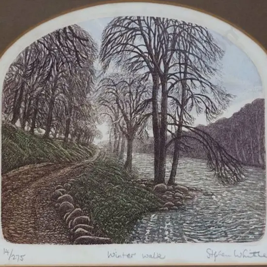 WHITTLE, Stephen (1953-2000) - Winter Walk