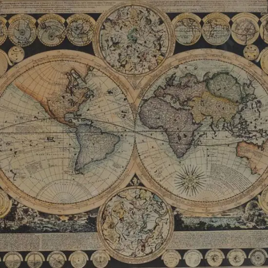 UNKNOWN Cartographer - Map of World - Early 19th Century