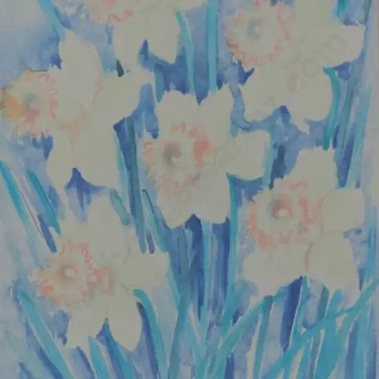 POWELL, Linda Fay - Faded Daffodils