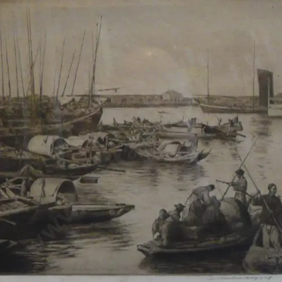 MENPES, Mortimer (1855-1938) - Hong Kong Harbour