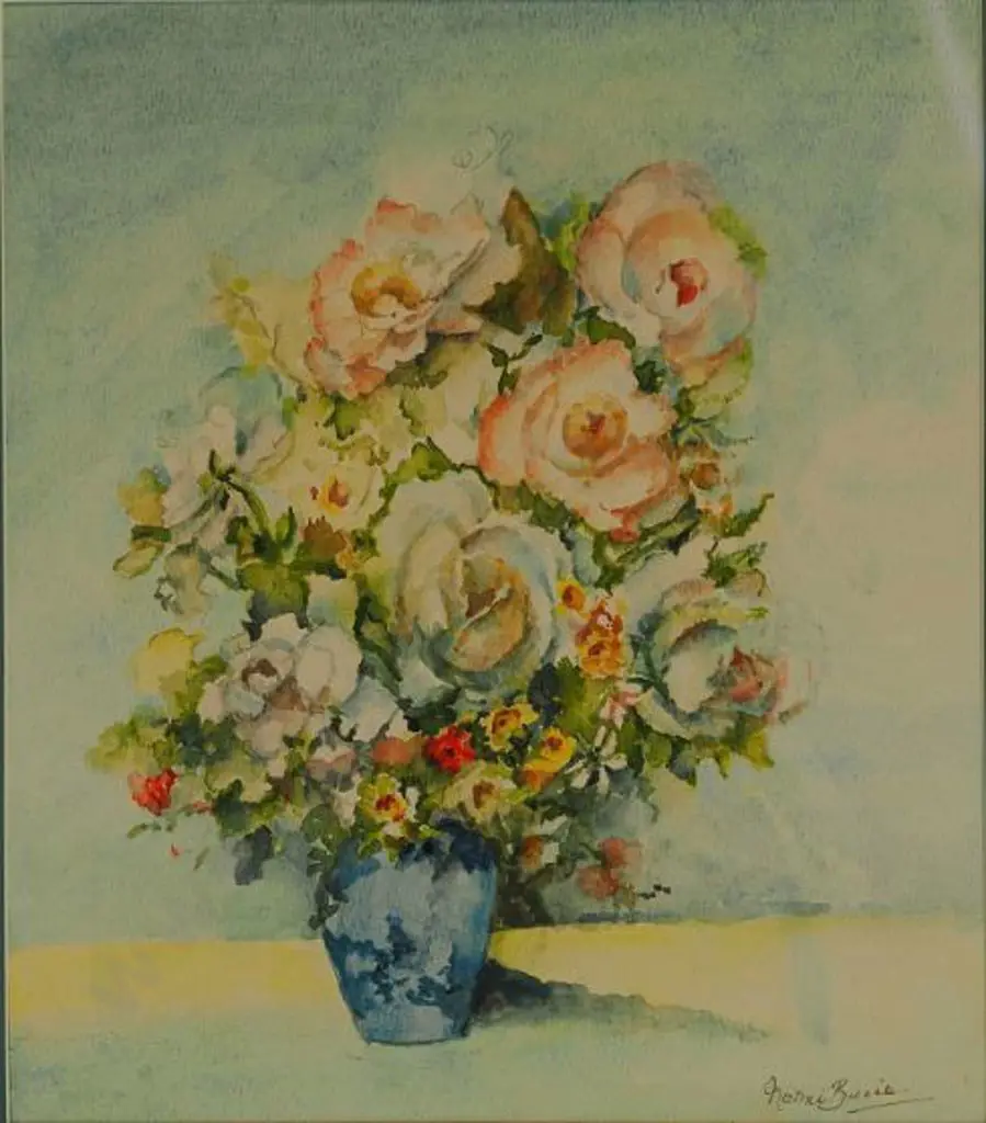 BUIE, Naomi - Still life - Flowers in Vase 1990 Image 1++