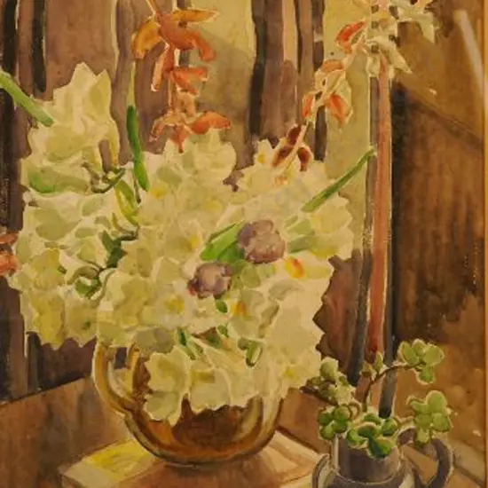 COPELAND, Ivy (1888-1961) - Flowers in Vase on Table