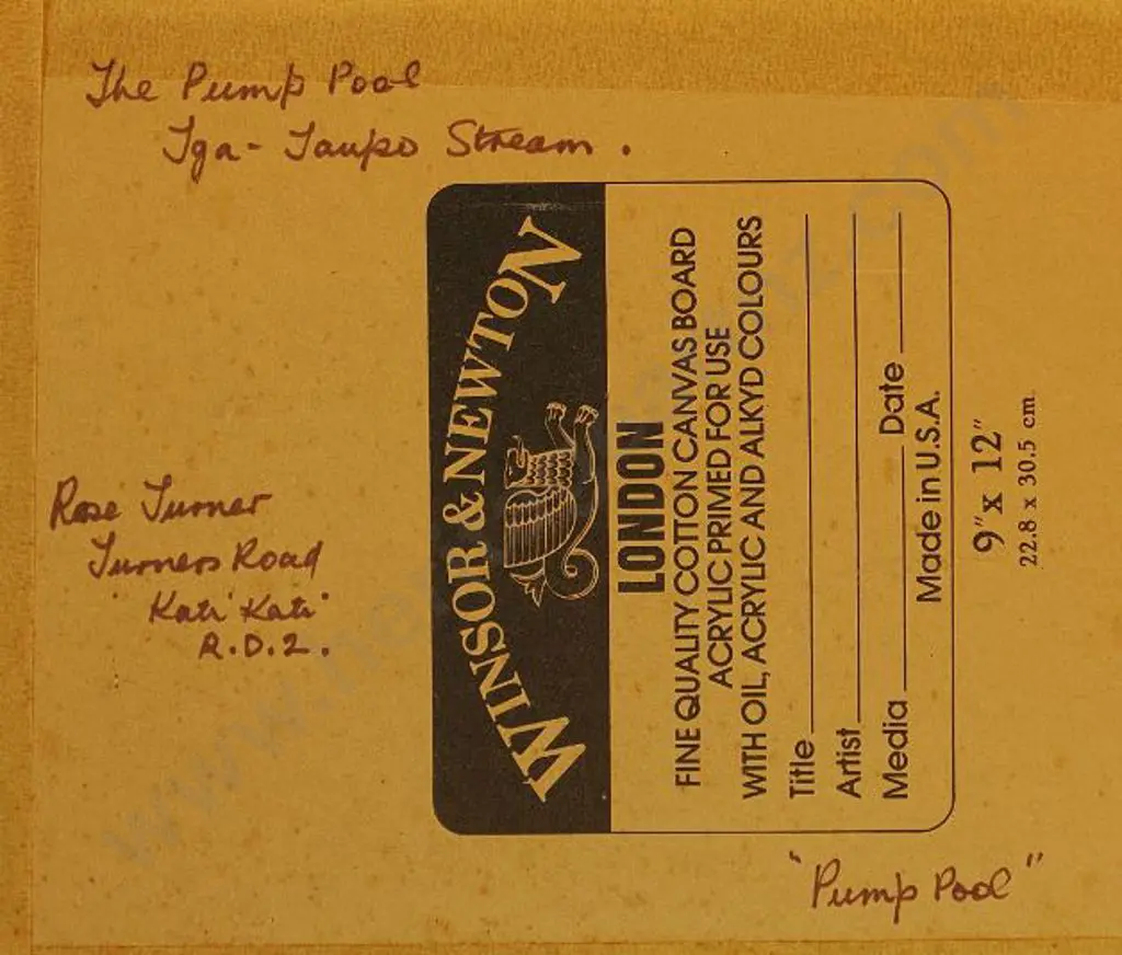 TURNER, Rose - Taupo Stream, the Pump Pool Image 1++