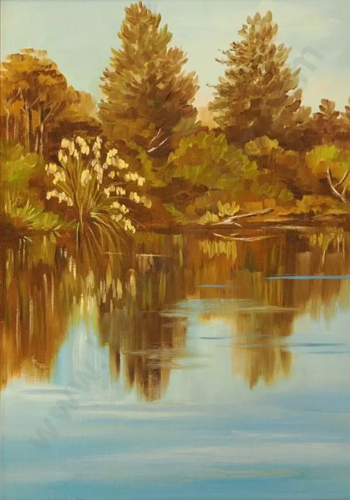 TURNER, Rose - Reflections, Tauranga Taupo Stream, 1982 Image 1++