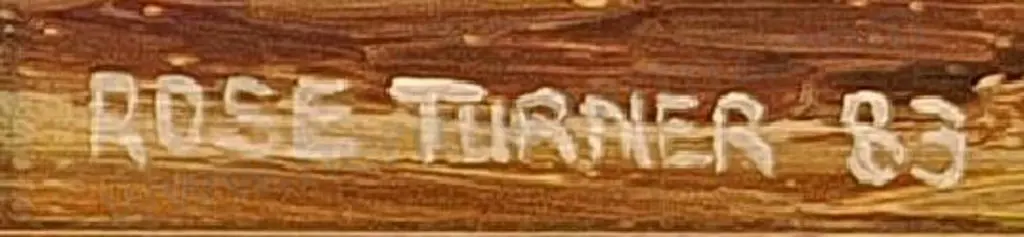 TURNER, Rose - Autumn Gold, Mission Bay, Lake Taupo 1983 Image 1++