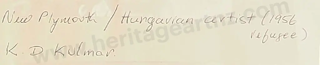 KULMAR, K.D. - Mount Tasman, Southern Alps Image 1++