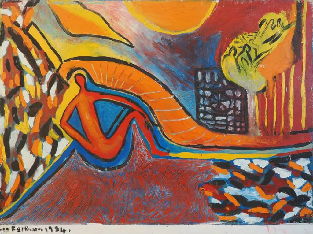 FELTHAM, Lee (-2023) - Guitar Player on Couch, 1984 Image 1++