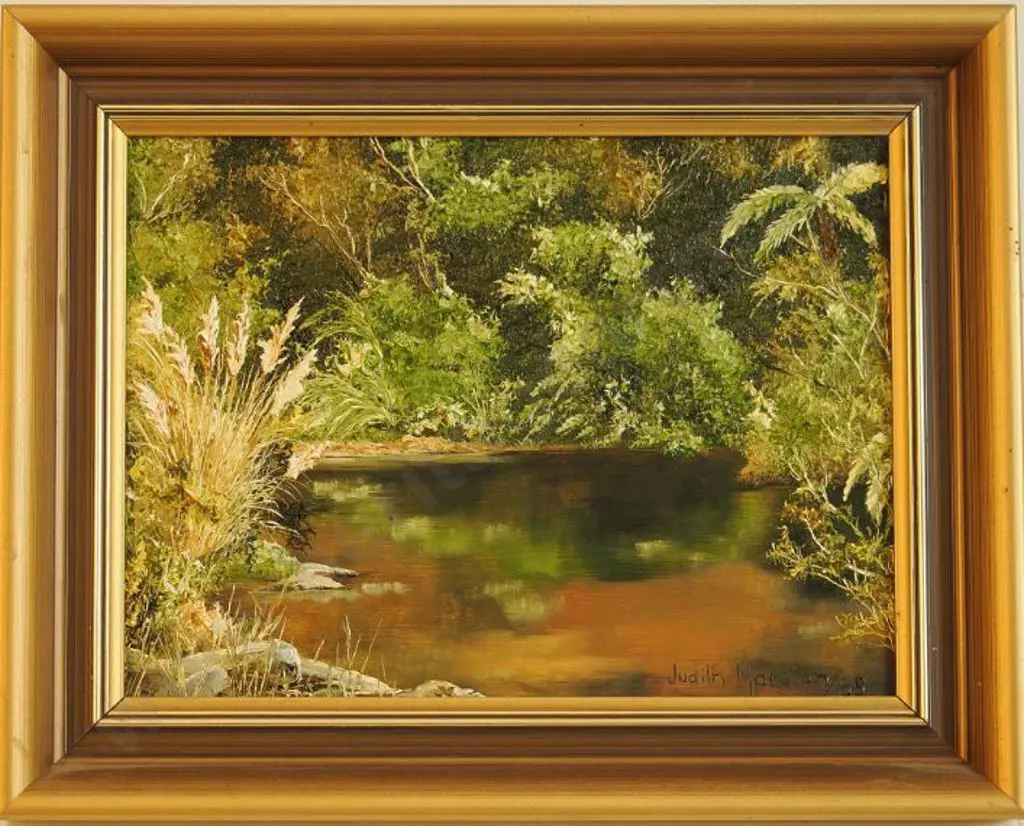 MORETON, Judith (1940-) - Bush Road, Coromandel 1966 Image 1++