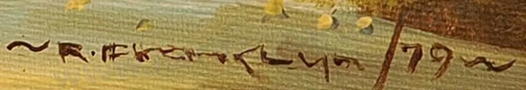 FRANKLYN, Richard (Active 1970s-80s) - Mountain Road near Ohakune Image 1++