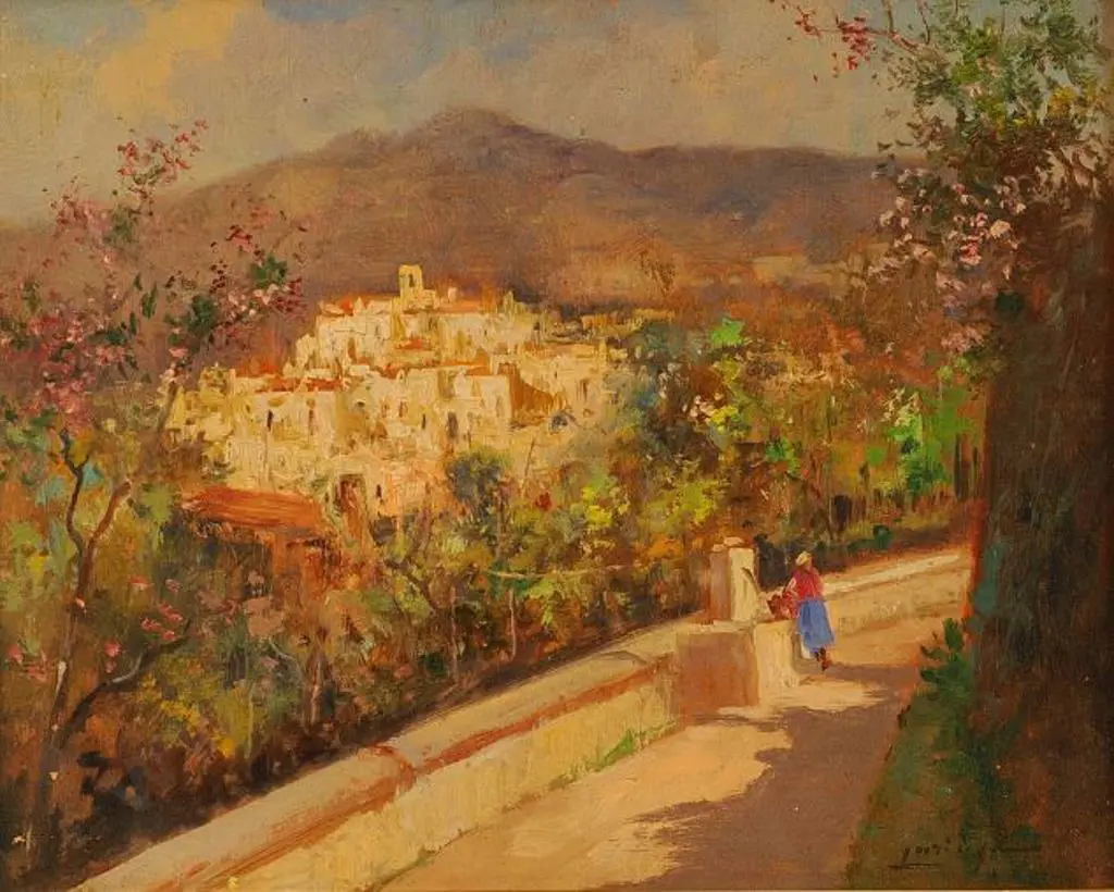 LARICCHIA, Vincenzo (1940-2017) - Road Near Sorrento Image 1++