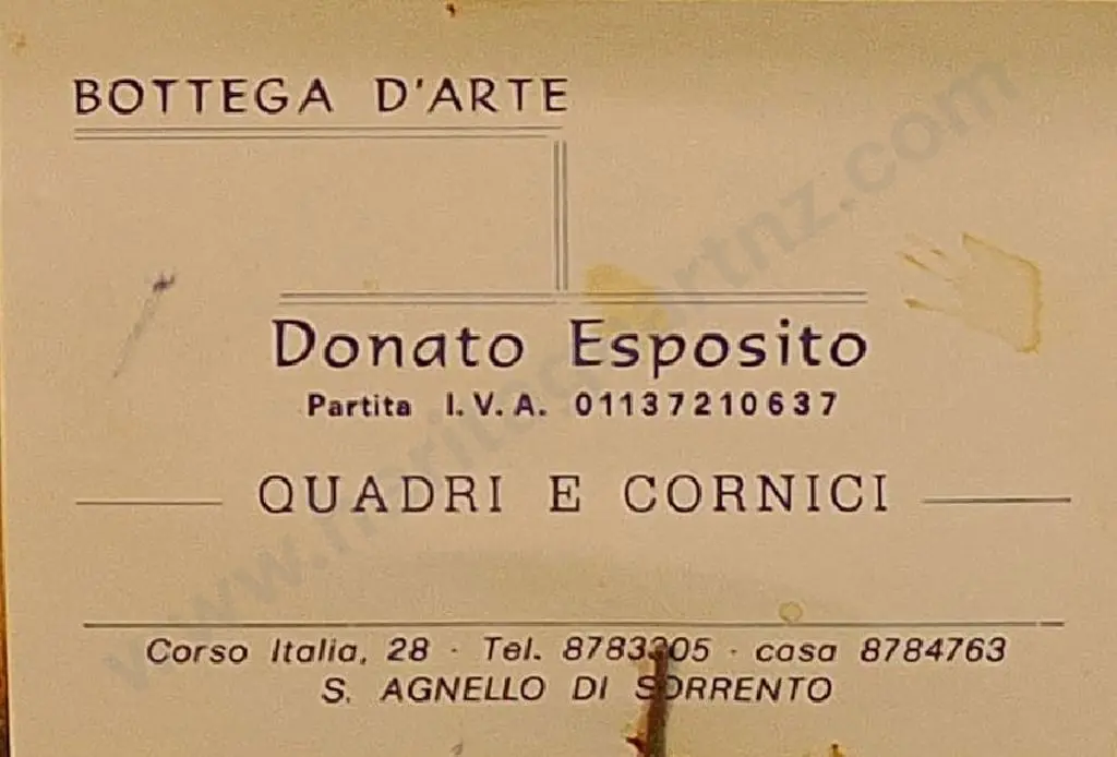 LARICCHIA, Vincenzo (1940-2017) - Road Near Sorrento Image 1++