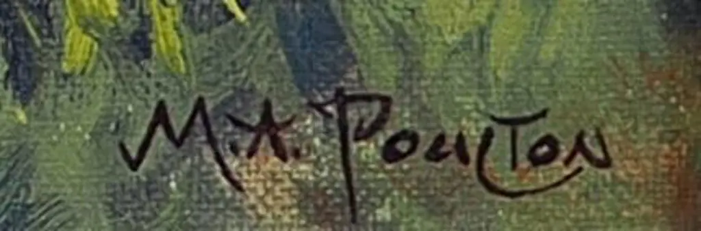 POULTON, Maurice A. (1909-1983) - Morning Light, Whanganui River Image 1++