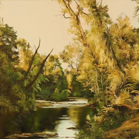 MORETON, Judith (1940-) - Wairere River off Kaimai Ranges, 1988