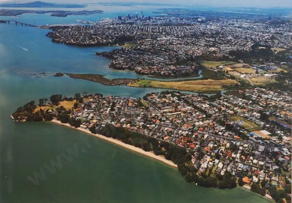 UNKNOWN  - Auckland Harbour with Skytower Image 1++