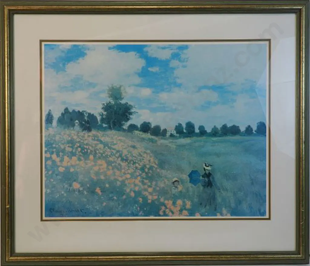 MONET, Claude (1840-1926) - Women in Fields of Poppies Image 1++