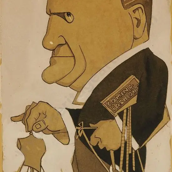 WILSON, David - Caricature of Unknown Male