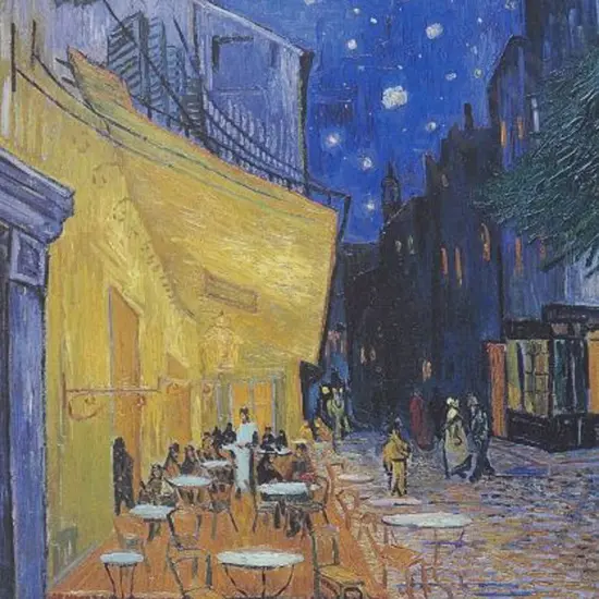 VAN GOGH, Vincent (1853-1890) - Cafe with Chairs