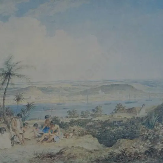 GILFILLAN, John Alexander (1793-1864) - View of Wanganui, 1847