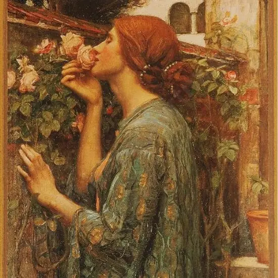 WATERHOUSE, K.B. - The Soul of the Rose, 1908