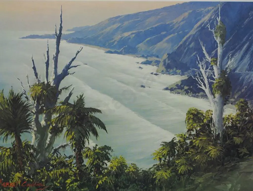 CHILVERS, Robert (1924-2013) - West Boast from 17 Mile Bluff Image 1++