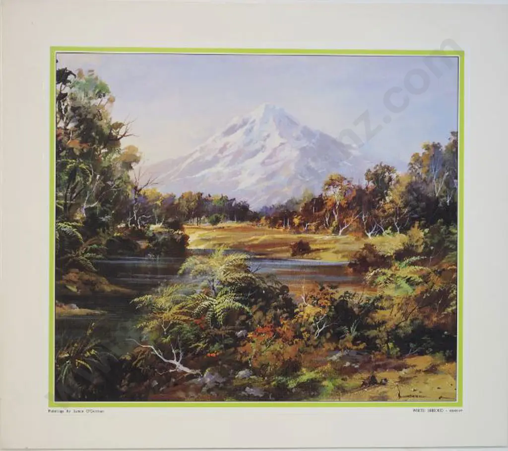 O'GORMAN, Lance (1939-2025) - White Shroud, Mount Egmont Image 1++