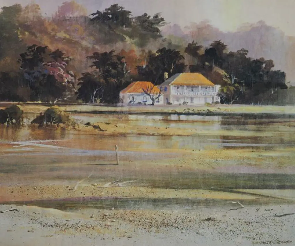 O'GORMAN, Lance (1939-2025) - Mangonui Tearooms Image 1++