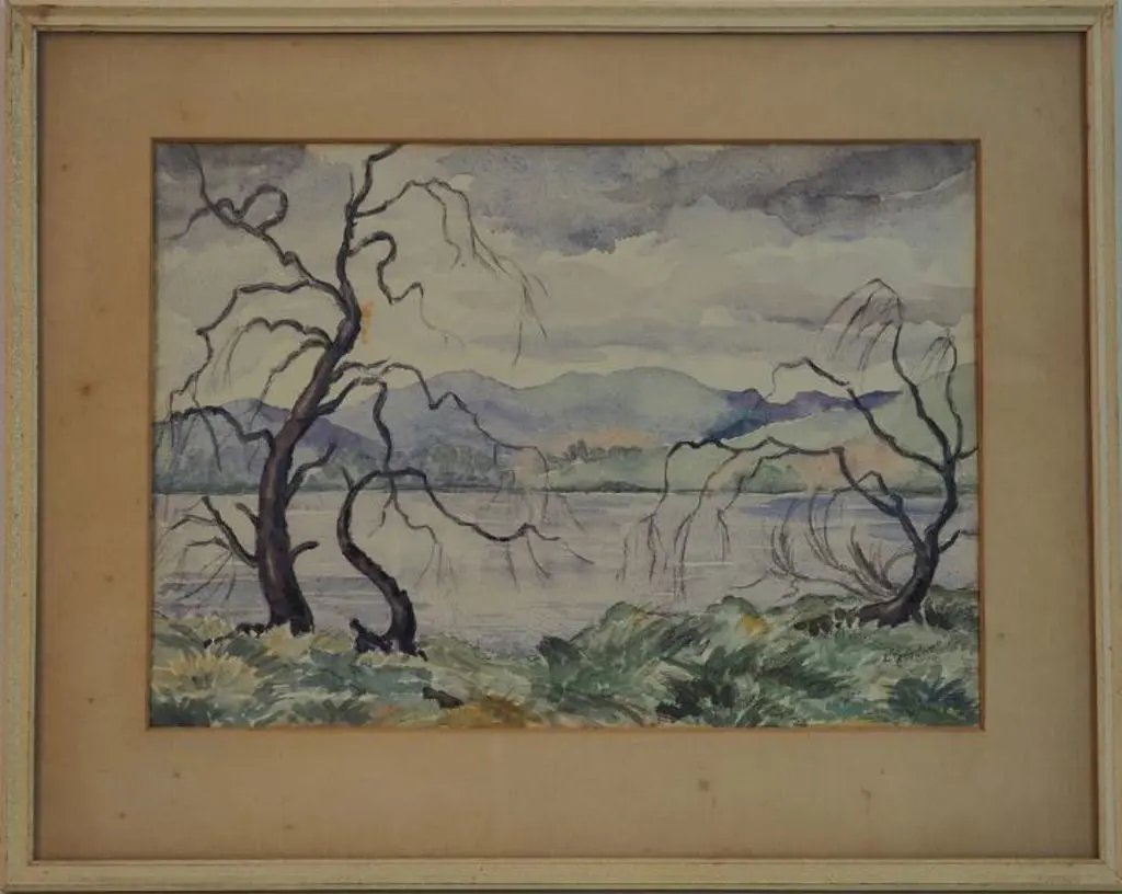 TREADWELL, L. - Willows by Lake Image 1++