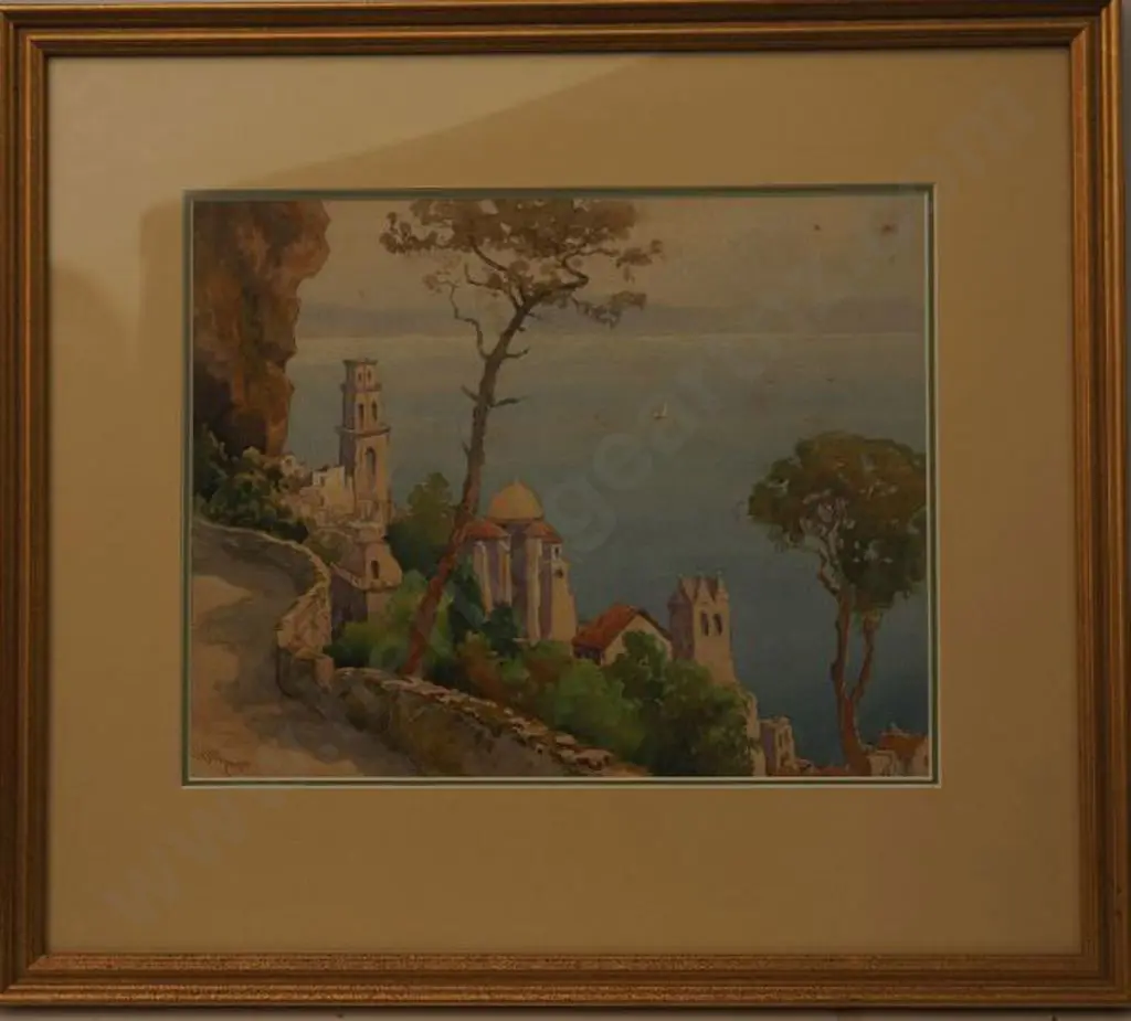 HOWORTH, Charles Henry (1856-1945) - Mediterranean Scene Image 1++