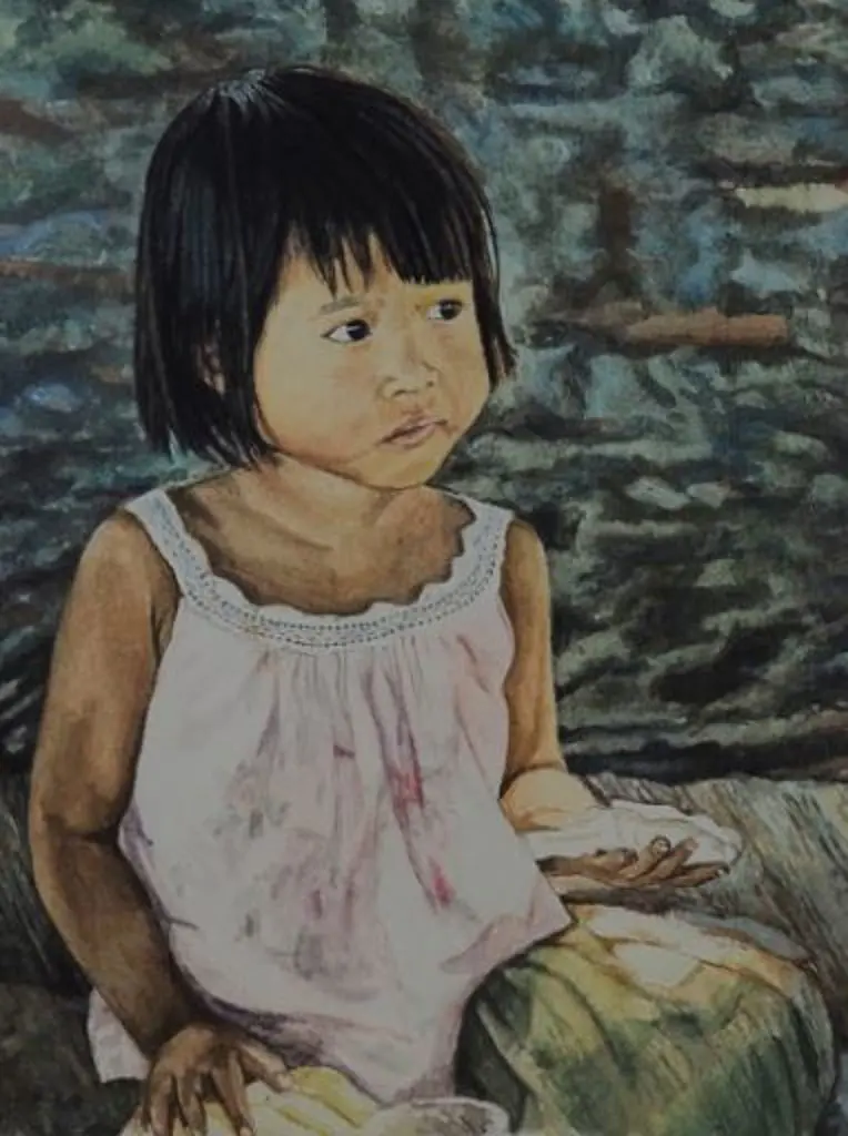 UNKNOWN Artist - Asian Girl Toddler Image 1++