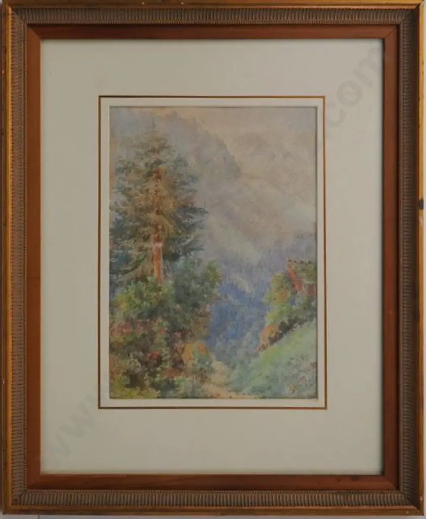 UNKNOWN artist - Champery ce de Valais, Swisse Image 1++