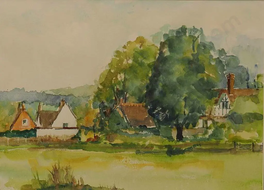 TURNEY, Patricia (1980s-90s) - English Village Image 1++