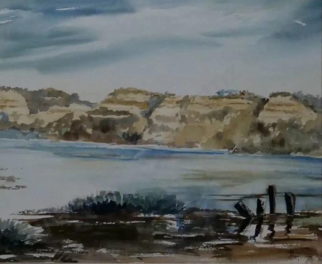 HOOPER, June (1925-2018) - Landguard Bluff, Whanganui River Image 1++