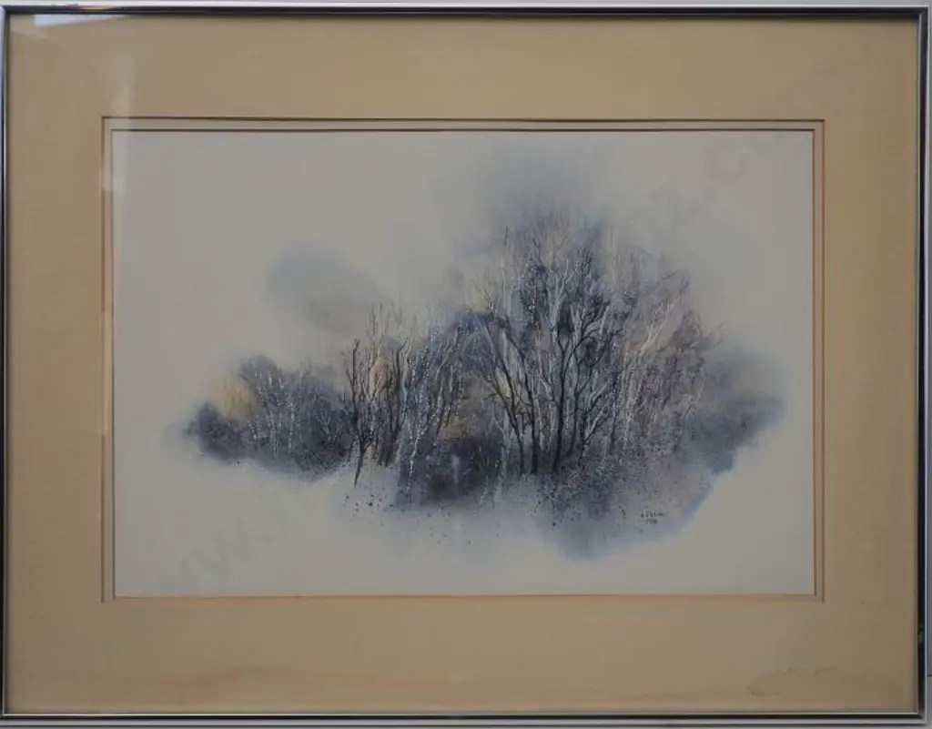 REWI, Adrienne J. (1952-) - Winter Forest, 1981 Image 1++
