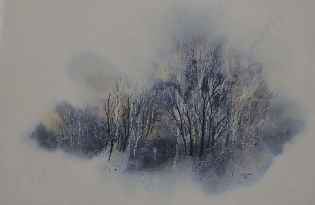 REWI, Adrienne J. (1952-) - Winter Forest, 1981 Image 1++
