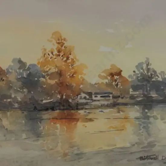 DELPH, Birchnell (1901-1996) - River and Trees