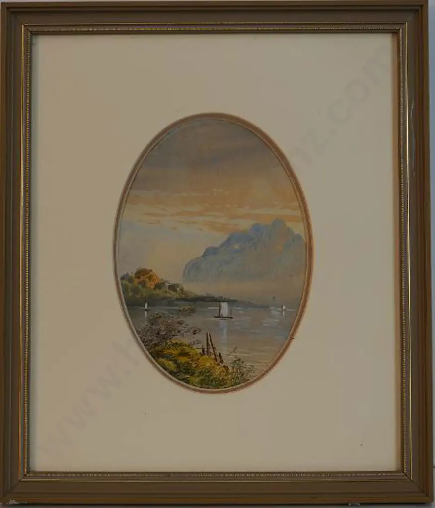 UNKNOWN Artist - Boats in Bay Image 1++