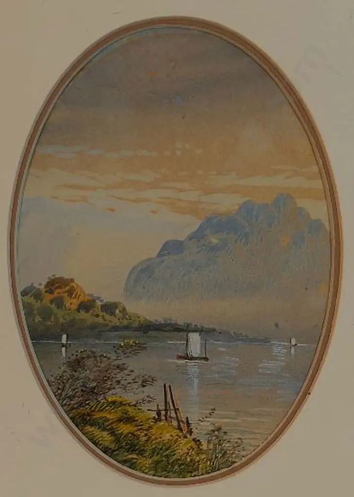 UNKNOWN Artist - Boats in Bay Image 1++