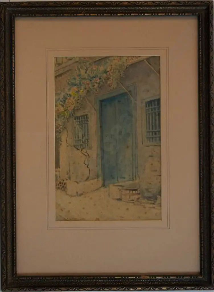 BARTON, Cranleigh (1890-1975) - Door to Cottage Image 1++