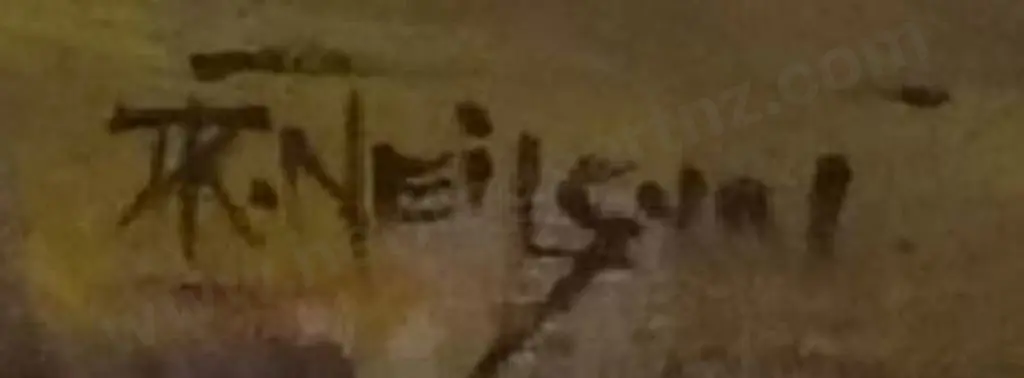 NEILSON, Don R. (1924-2013) - Demon Station - Fire Ravaged Countryside Image 1++