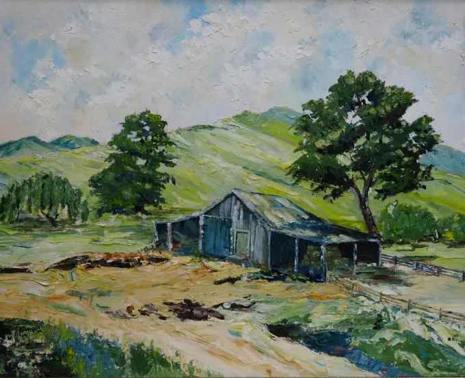 FRANCIS, D.G. - Barn at Quinney's Bush Image 1++