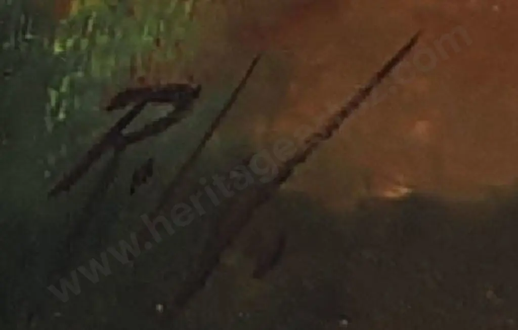 UNKNOWN artist (R.W.) - The Road to Bulli, N.S.W. (Australia) - 19th Century Image 1++