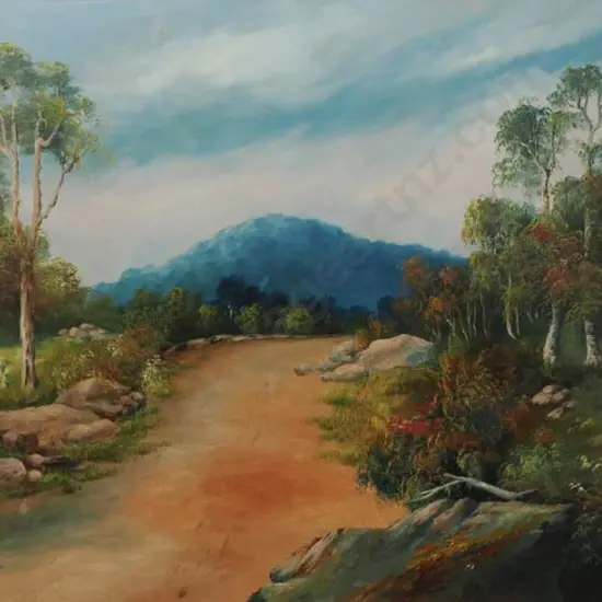 UNKNOWN artist (R.W.) - The Road to Bulli, N.S.W. (Australia) - 19th Century