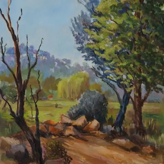 UNKNOWN - Field with Trees