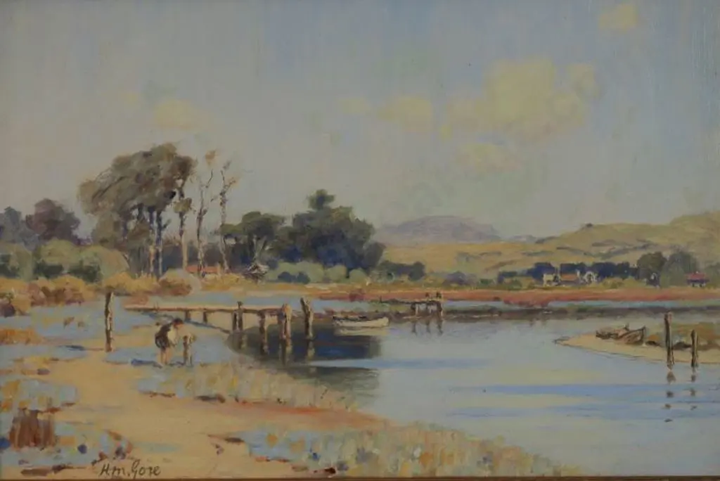 GORE, Henry Moreland (1863-1930) - Hutt River Image 1++