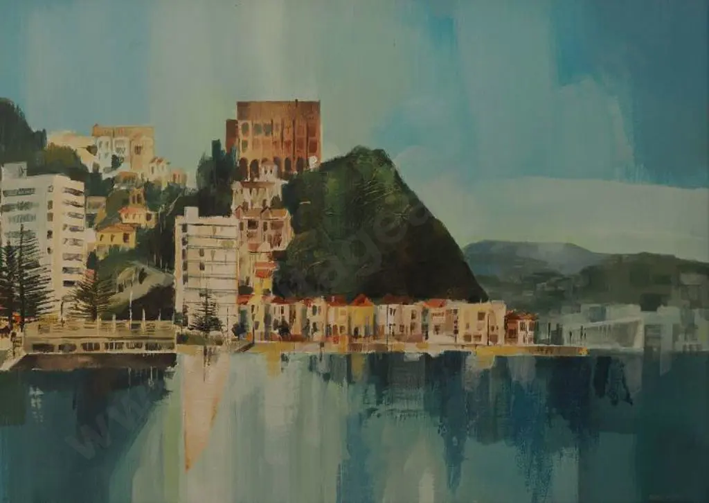 HARRISON, Rodger (1931-) - Oriental Bay Image 1++