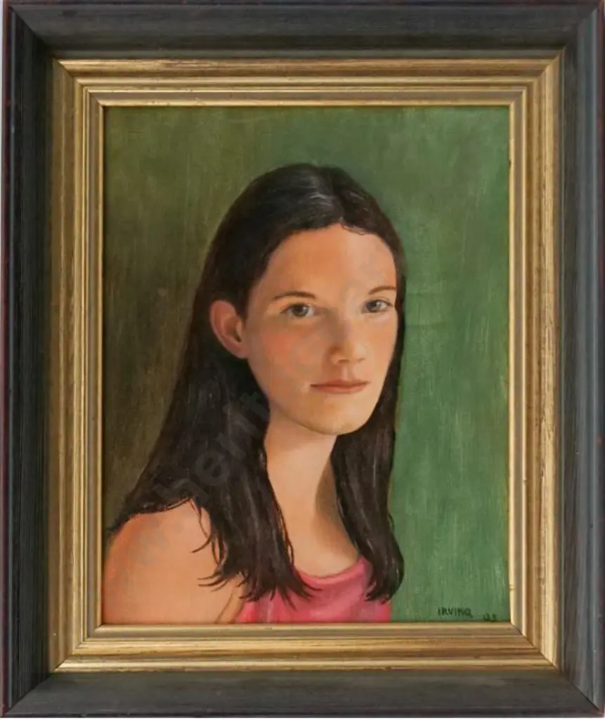 IRVING, James (Active 1970s) - Inga (head study) Image 1++