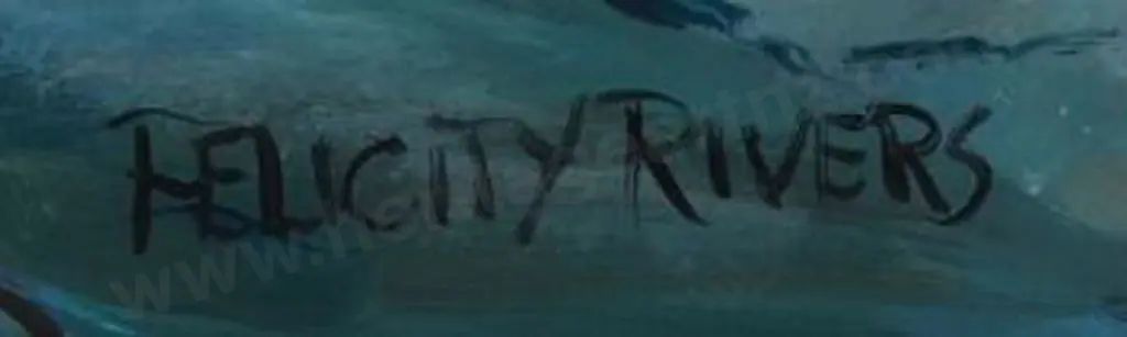 RIVERS, Felicity - Two Dinghys at Small Jetty Image 1++